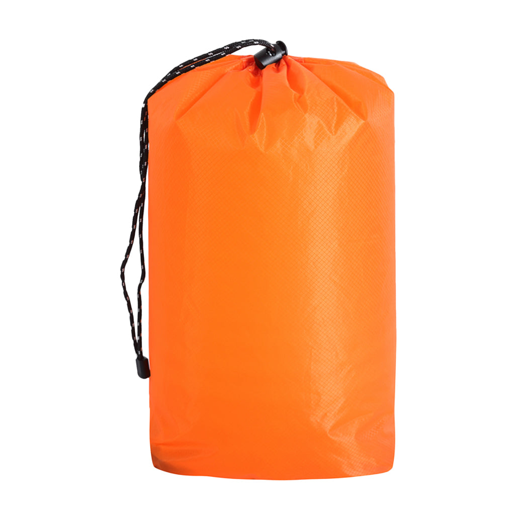 Waterproof Shoe Travel Pouch Drawstring Storage Bag Organizer XL Orange