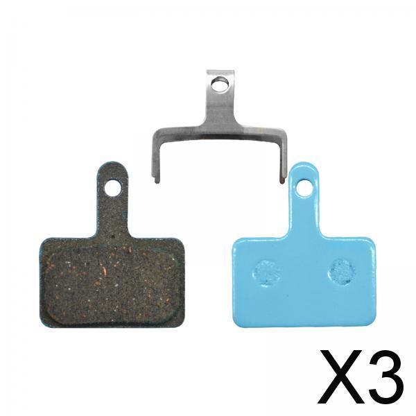 3xBike Bicycle Disc Brake Pads Mountain Bike No Skid for Shimano Deore Tektro