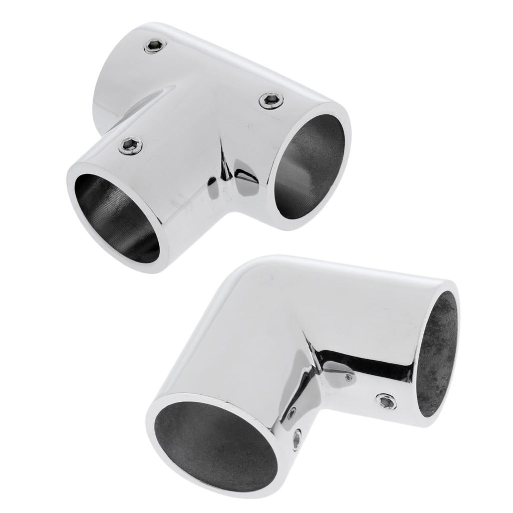 Boat Hand Rail Fitting 90 Degree Elbow 25mm for Handrail Fittings Tee