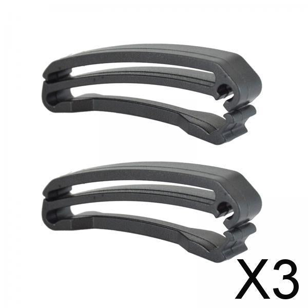 3x2Pcs Webbing Ending Clip Webbing Strap Buckle Strap Belt End Clip Adjuster S