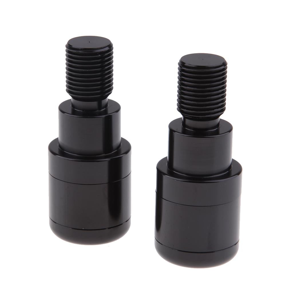 CNC Handlebar Grip End Plugs Cap Slider for Yamaha MT-07 MT-09 MT-10 MT-125 Black