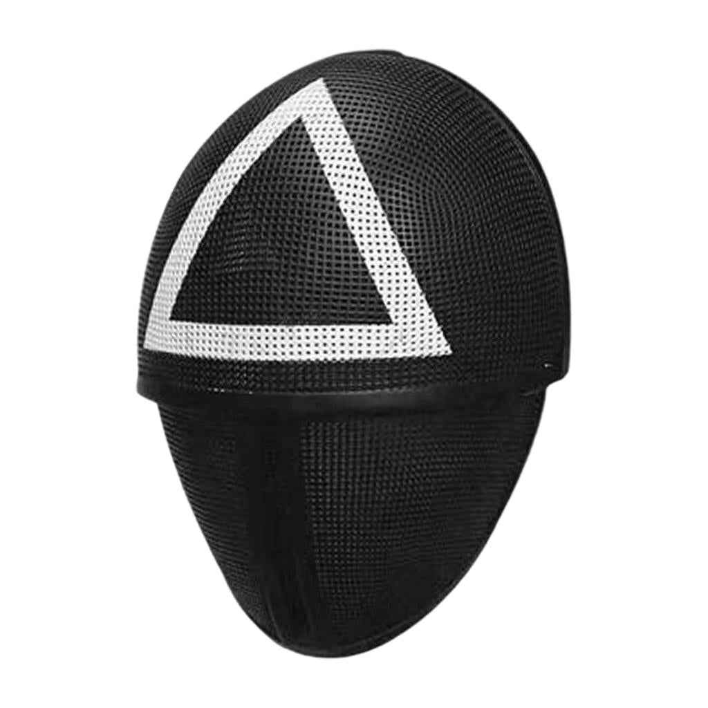 Squid Game Mask TV Cosplay Masquerade Horror Costume Party PP Triangle