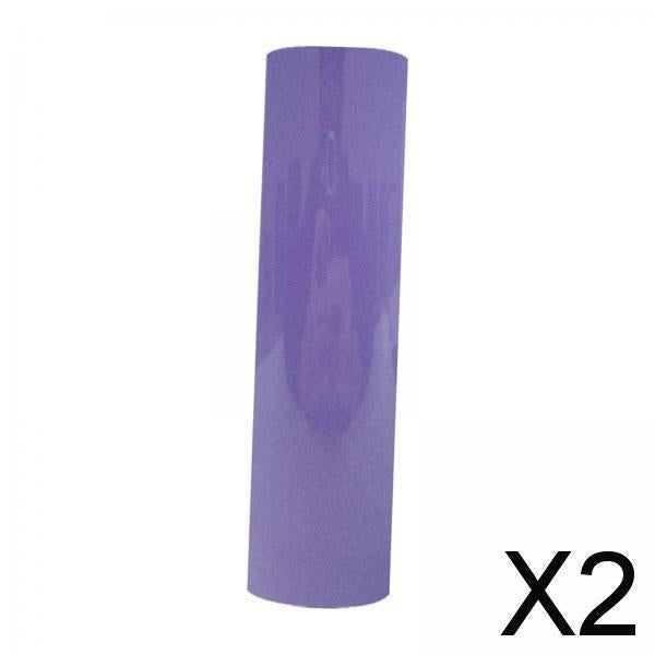 2xHeat Transfer Vinyl Sheet Iron On for DIY Clothes and Other Fabric Bags Decoration Violet