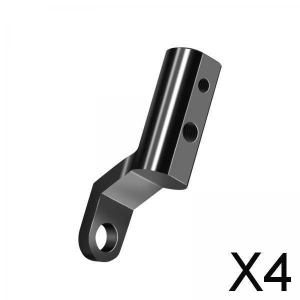 4xMotorcycle Rear View Mirror Mount Extension Post Compact Size Aluminum Alloy