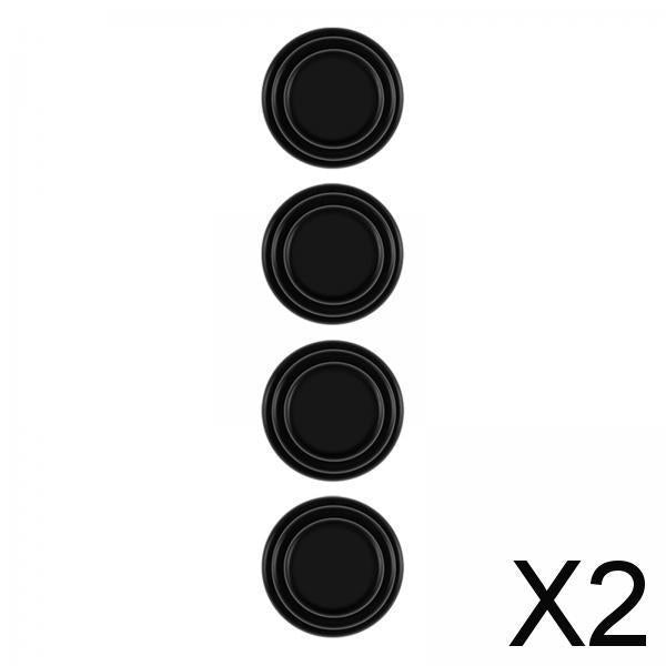2xCar Door Absorber Cushion Gasket Decorative Buffer Bumper Cushion 4x Black no Sign