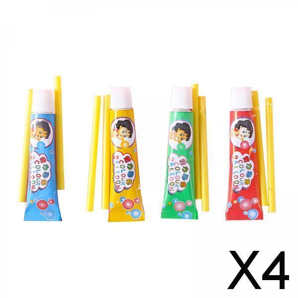 4xDouble Sided Tape Kids Toy Interactive Colorful Removable for Party Yard 4Pcs 7g