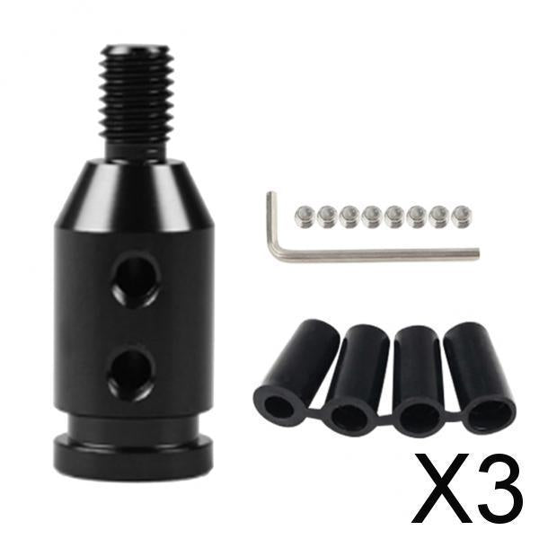 3xShift Knob Adapter for BMW/Mini Non Threaded Shifters 10x1.5mm Black