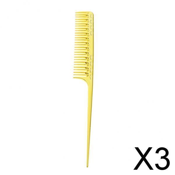 3xCarbon Fiber Hair Cutting Comb Anti-static Hairdressing Styling Tools 08