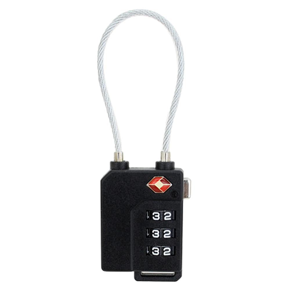 TSA Approved Lock Combination Lock 3-Digit Travel Code Padlock For Gym Locker