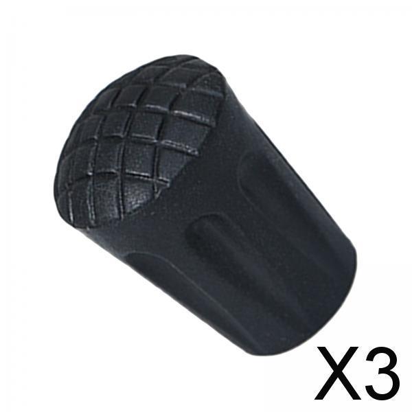 3xWalking Rubber Tips Replacement Protector for Walking Poles Hike