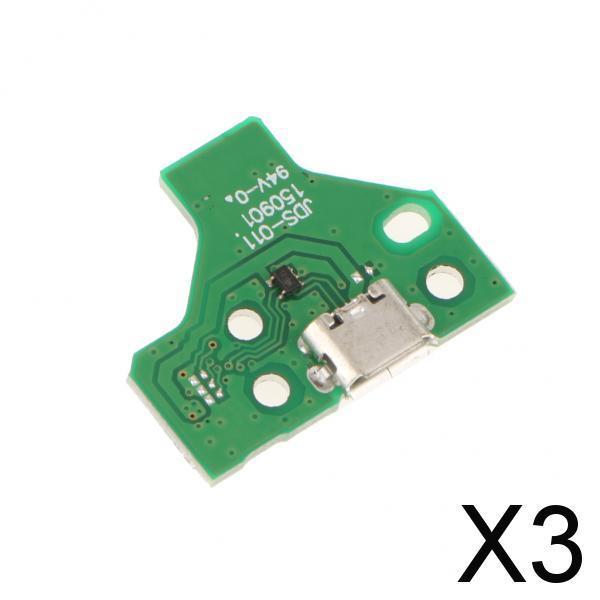 3xUSB Charging Port Socket Board JDS-011 12 Pins for Sony PS4 Dualshock
