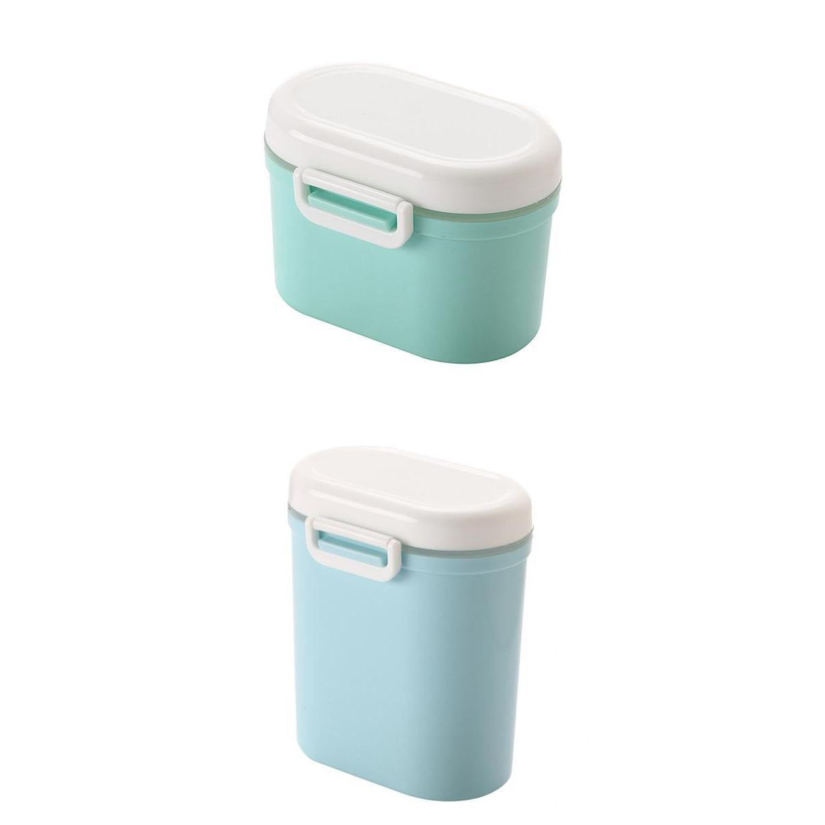 2Pieces Baby Milk Powder Container Formula Food Storage Dispenser Sealed