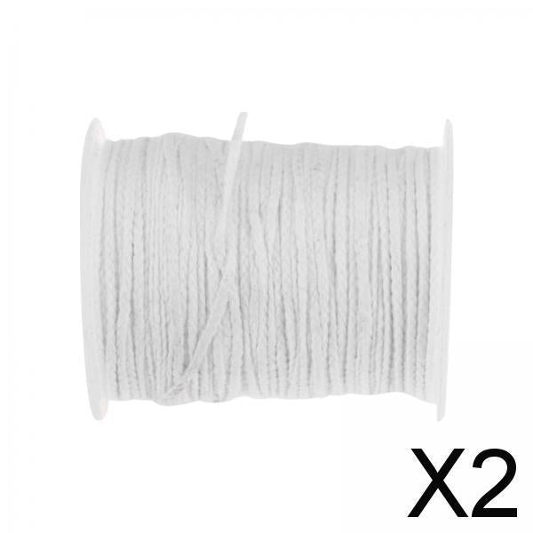 2xDIY Candle Wicks Replacement Cotton String Oil Candle Making