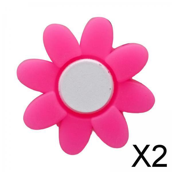 2xTennis Racket Vibration Dampener Tennis Racquet Shock Absorber User Friendly Pink