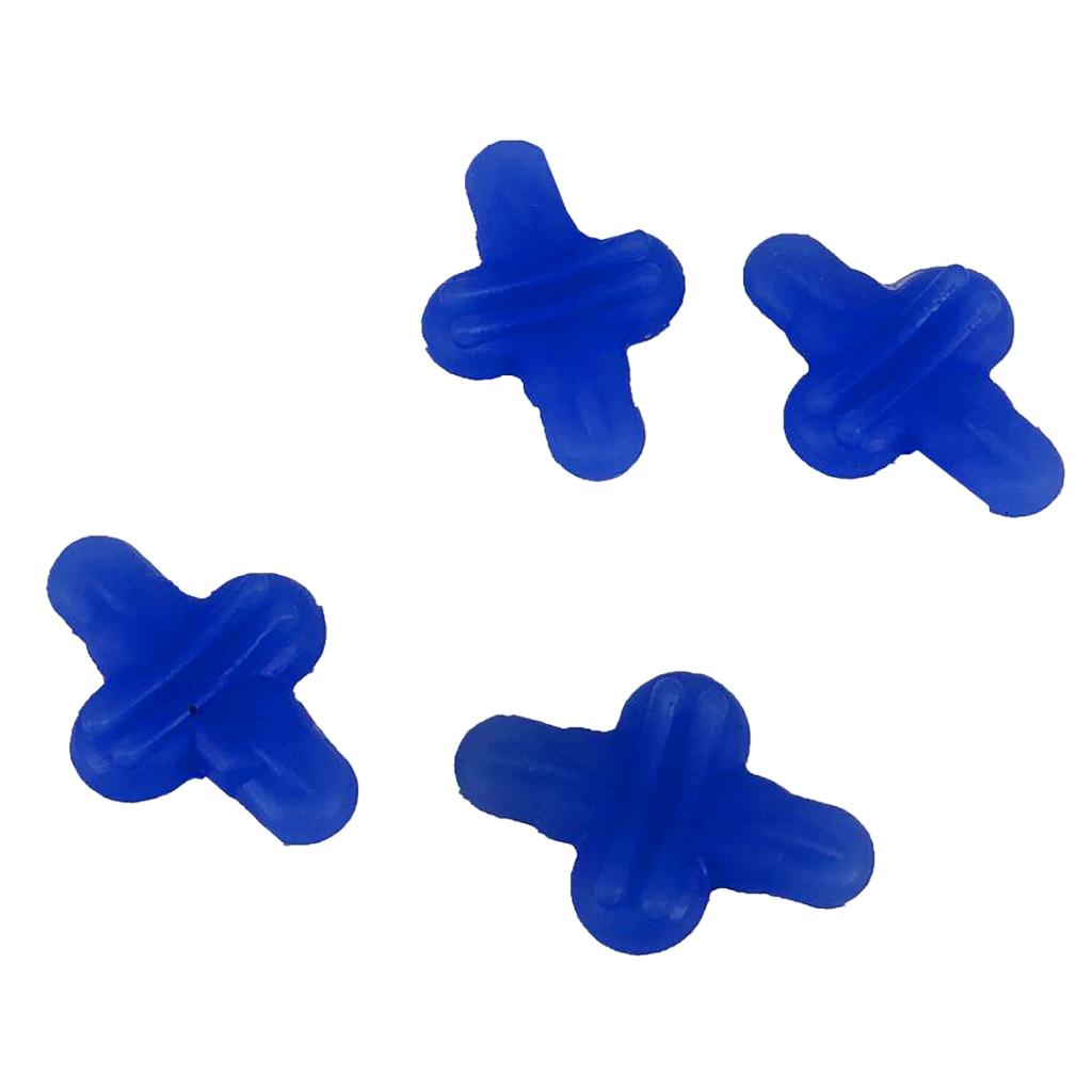 Bow String Silencer Rubber Shock Absorber Reduce Noise Vibration Damper Blue