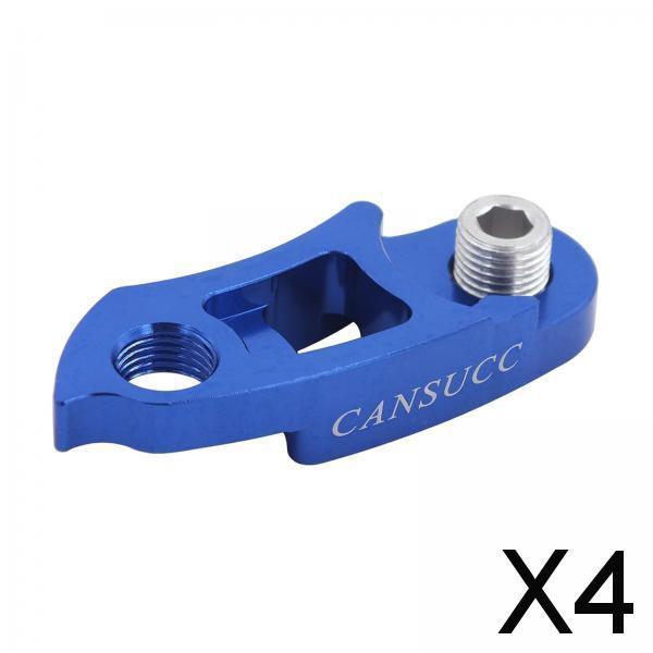 4xBike Rear Derailleur Hanger Extender Replacement Road Bike Bicycle Tail Hook Blue