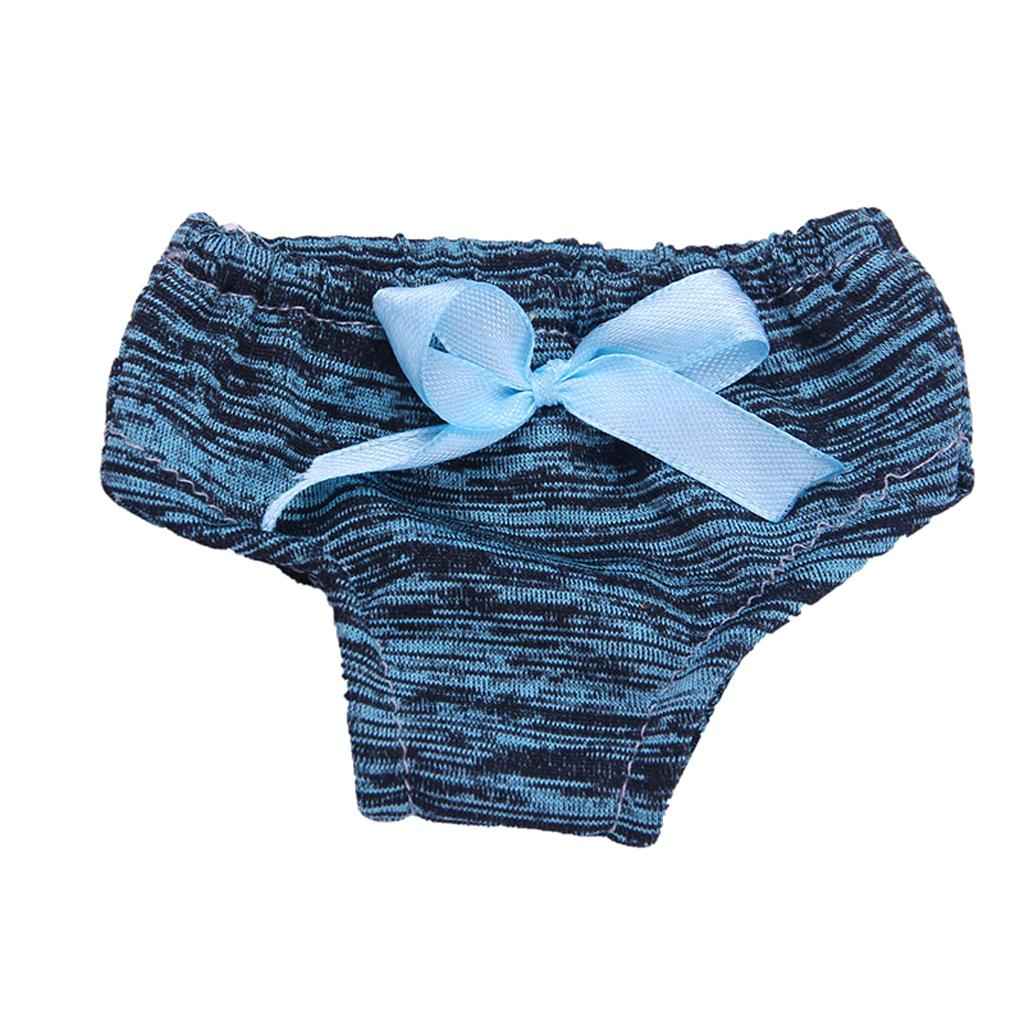 Dolls Underwear Clothes Accessories for 18'' American Doll Blue+Black