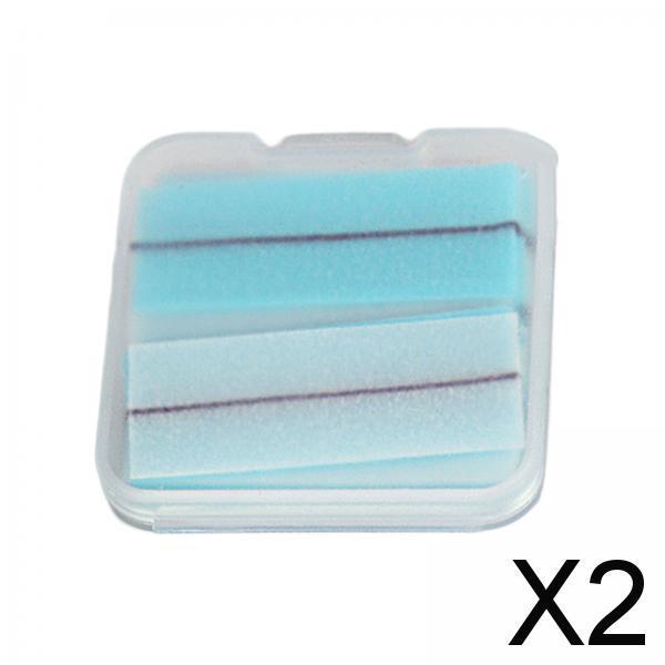 2xSelf Adhesive Lash Strips for False Eyelashes Reusable Black for Girls Women 10 Pieces