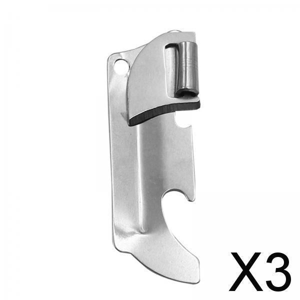 3xCan Opener Manual Gadget Camping Tins Opener for Picnics Kitchen Accessories