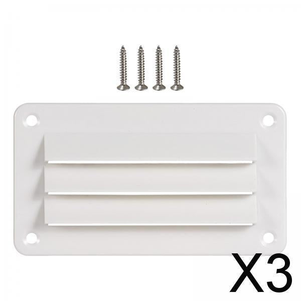 3xExhaust air Vent Ventilators for Caravan RV Boat Marine Durable White
