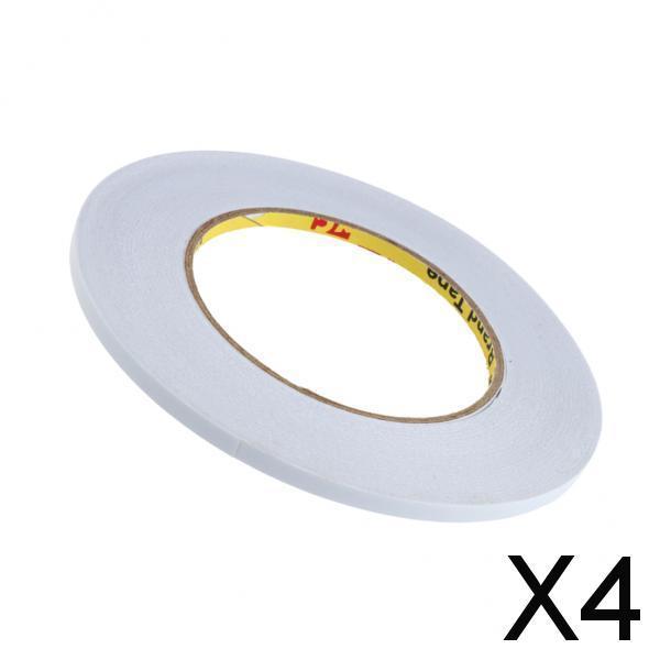 4xStrong Double Stick Tape Double Sided Adhesive Foam Mounting Tape Roll 5mm