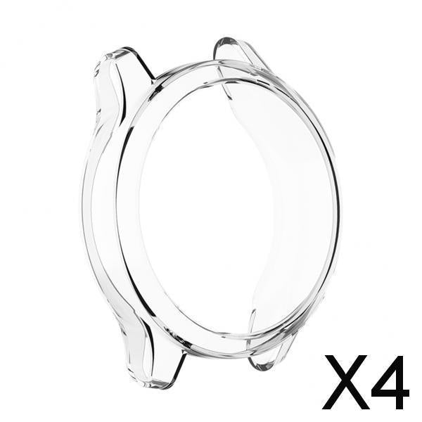 4xSmart Watch Protective Cover Casing for Garmin move3/vivomove3 Clear White