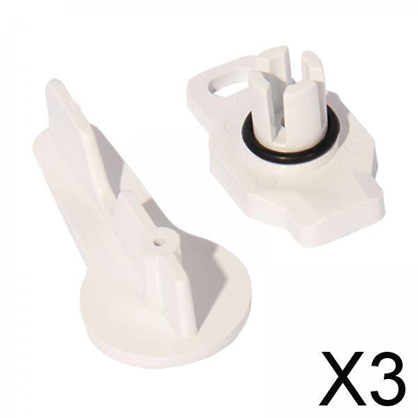 3xPlastic Manhole Hatch Cover Fast Boat Floor Deck Cover Latch Lock Part