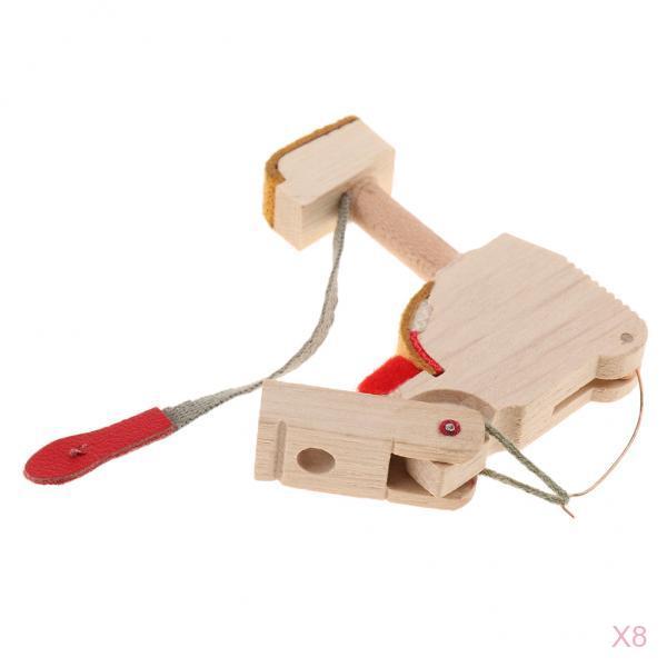 8pcs Wooden Piano Hammer Butt for Upright/Vertical Piano Parts