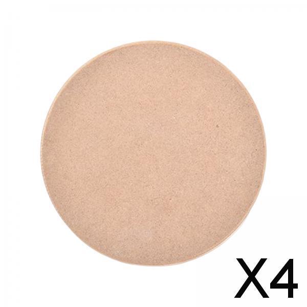 4xPottery Wheel Bats Fiberboard Flat Disc Board for Ceramic Clay Making DIY 12cm
