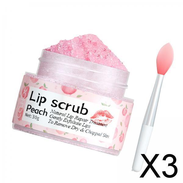 3xLip Scrub Exfoliator for Dull Lip Lines Keratinized Cuticles