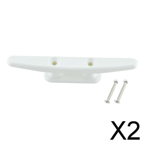 2xMarine Boat OPEN BASE CLEAT Boat Hardware Accessories 6 in