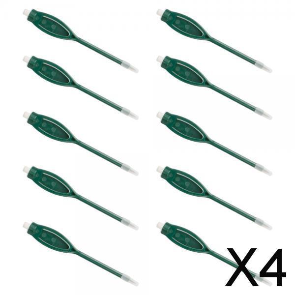 4x10x Golf Pencils Bulk 2H Marker Pens for Wedding Writing Children's Drawing Green