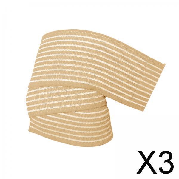 3xElbow Wrap Elastic Elbow Brace for Gym Workout Cross Training Weight Lifting Skin color