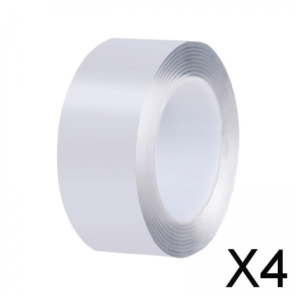 4xHeavy Duty Double Sided Tape Removable Picture Hanging Strips Reusable 3cmx1mx2mm