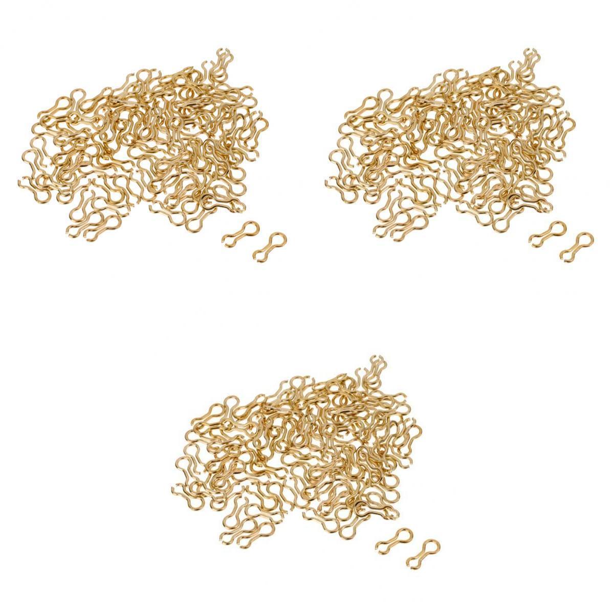 300pcs Alloy Brass Sinker Eyes Eyelets for Lead Weight Fishing Tackle S M L