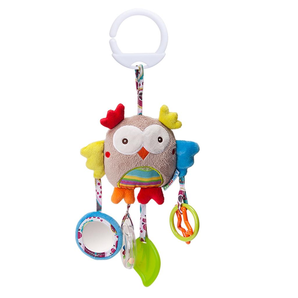 Cute Cartoon Animal Wind Chime Bed Trailer Hanging Toys Owl