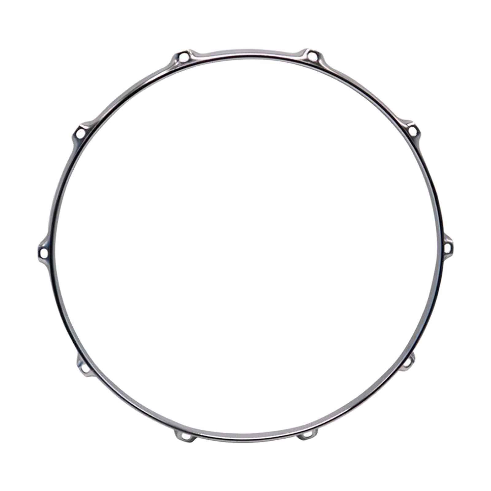 Drum Hoop Portable 14 inch 8 Lug Batter Hoop for Accessory Home Decor Office Upper Circle