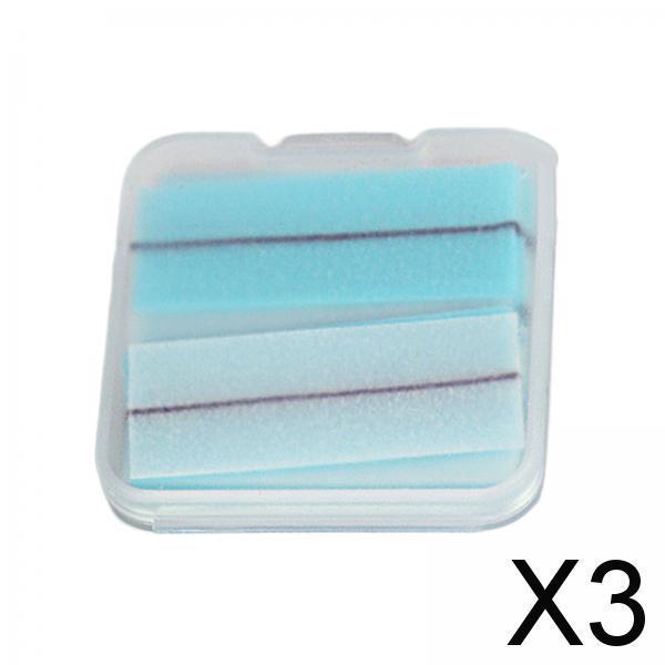 3xSelf Adhesive Lash Strips for False Eyelashes Reusable Black for Girls Women 10 Pieces