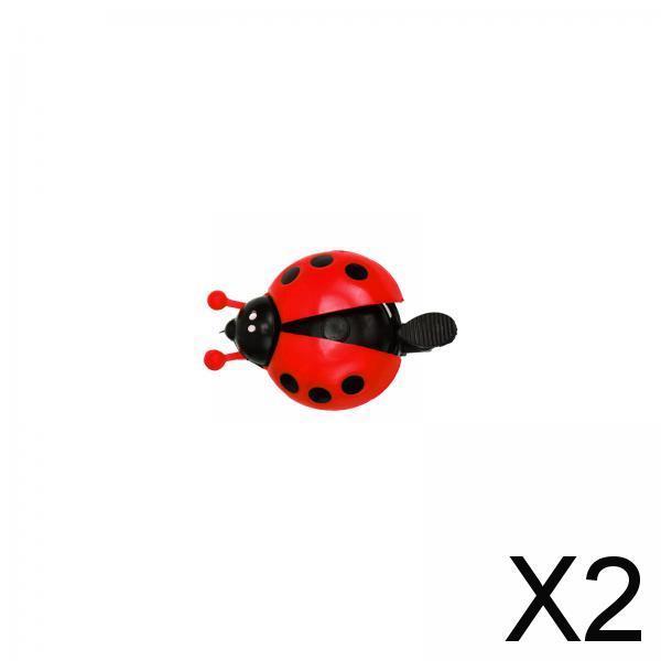 2xKids Bike Bell Cute Children Bike Bell Handlebar Decoration Road Bicycle Red