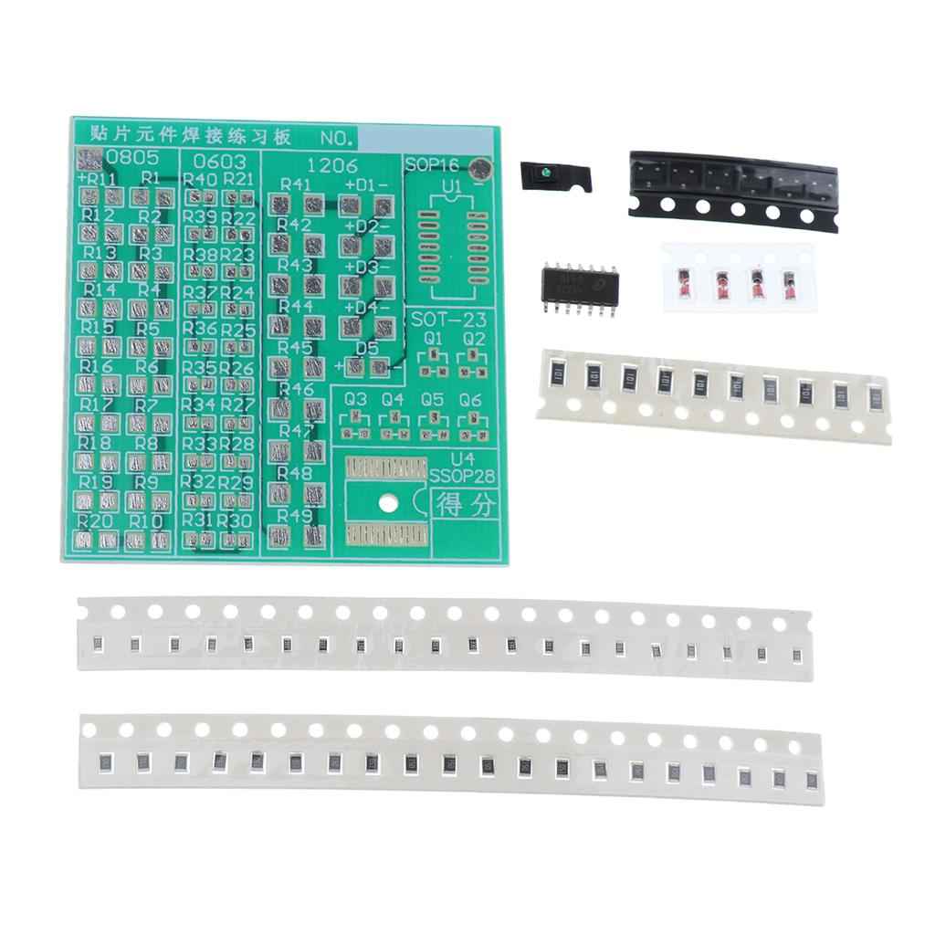 SMD SMT Component Welding Practice Board Soldering Practice DIY Kit