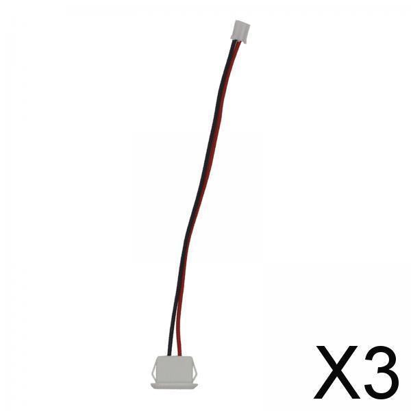 3xUSB C Connector Female Socket Power Cable to 2 Pin Wire Accessory 3A Current White