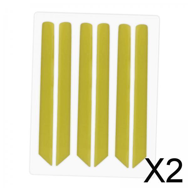 2x6x Eyelash Lifting Silicone Pads Lifting Silicone Pads Stripe for Mom Female Yellow