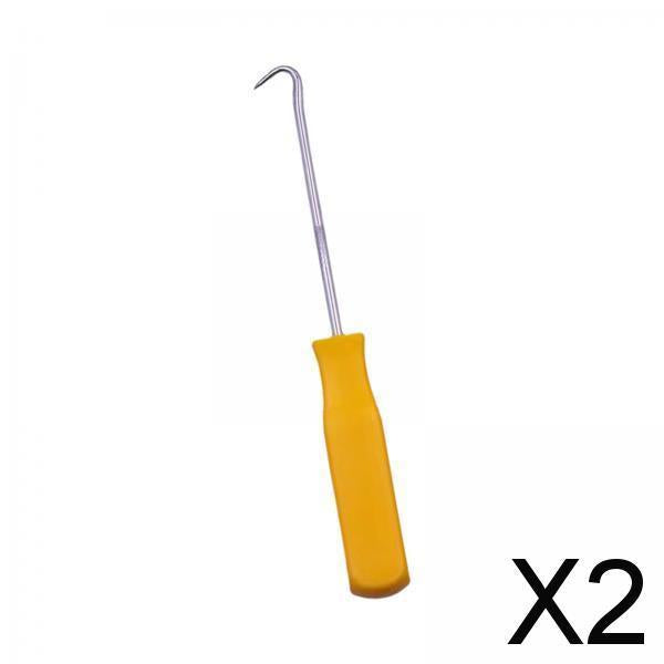 2xRacket Stringing Tool Accessory Racquet Stringing Straight Awl Fix Hand Tool Pull Hook