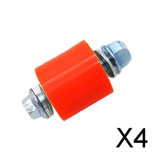 4x8mm Chain Roller Tensioner Pulley Wheel Guide for Yamaha YFZ 350 Orange