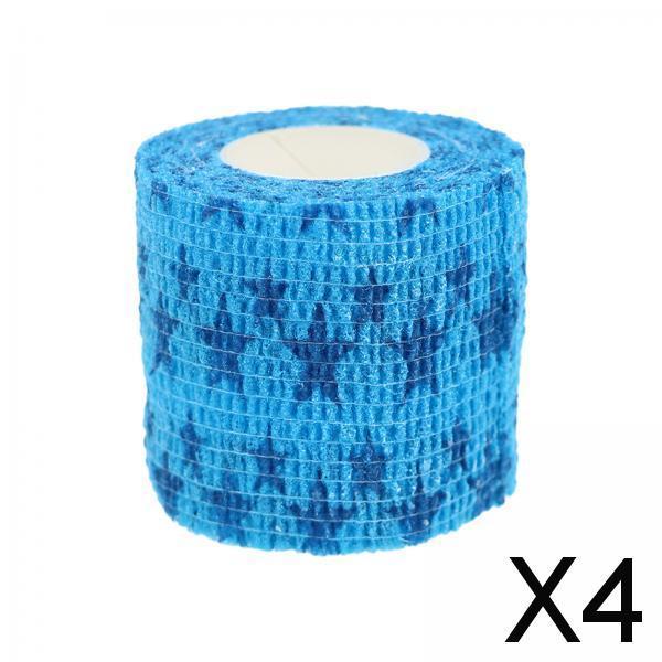 4xSelf Adhesive Elastic Bandage Cohesive Bandages Strain Pet Sports Wrap Tape