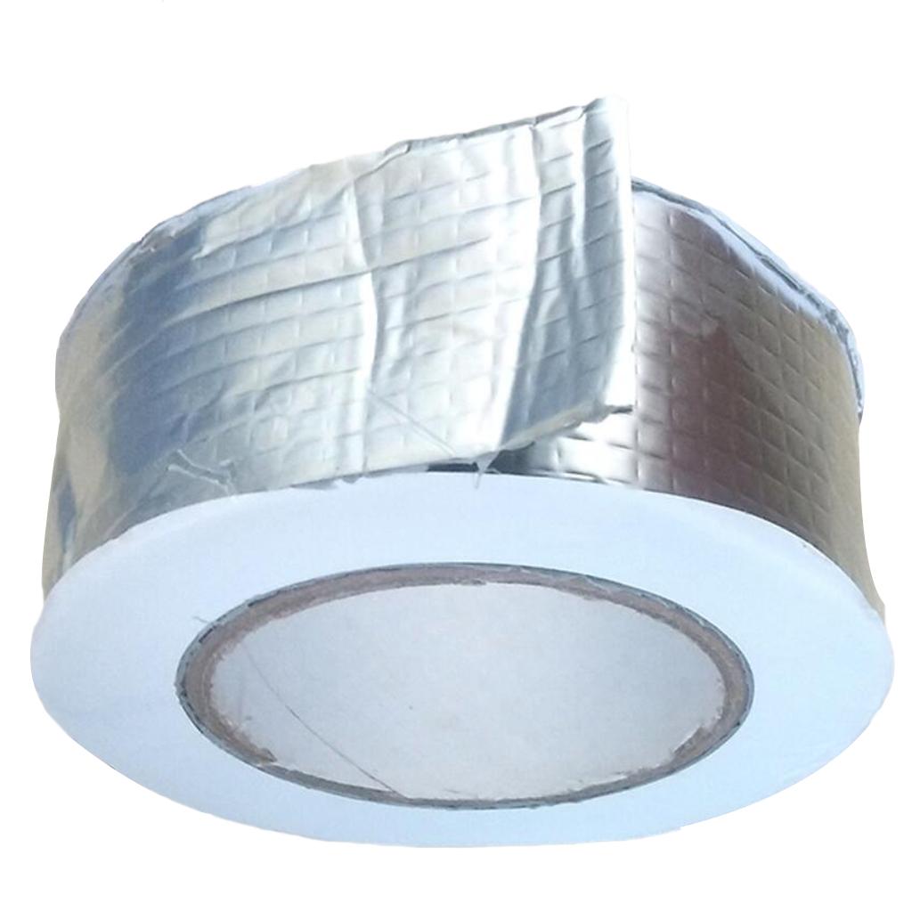 Aluminium Foil Butyl Tape Adhesive Waterproof Repairs Duct Tape Heat Shield 50x1.5mm