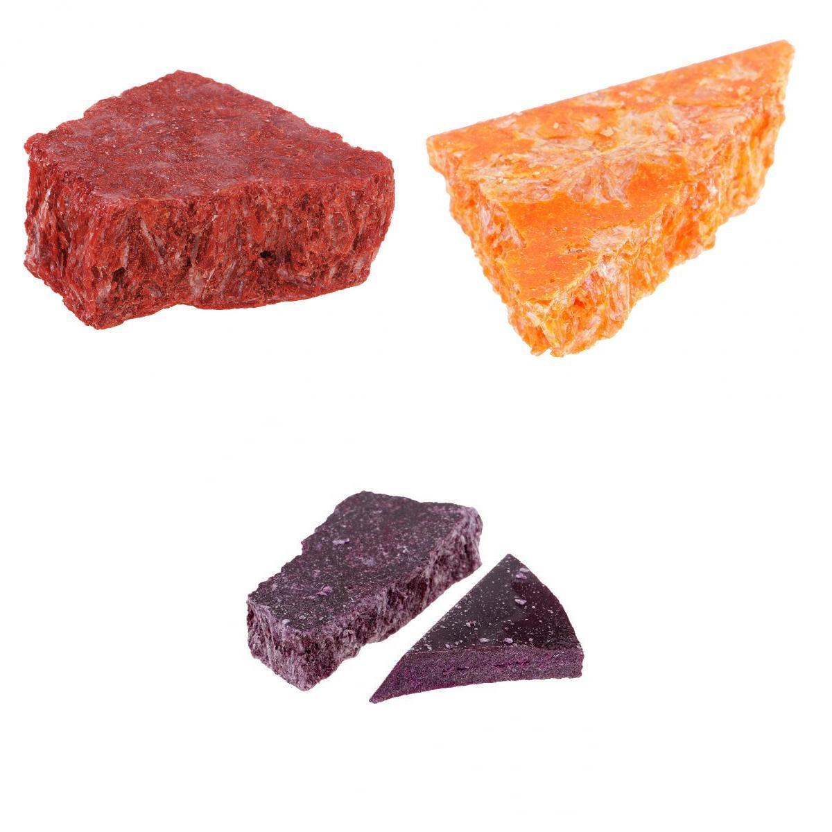 3 Colors/30g Candle Dye Chips Natural Plant Dyes for Candle Coloring