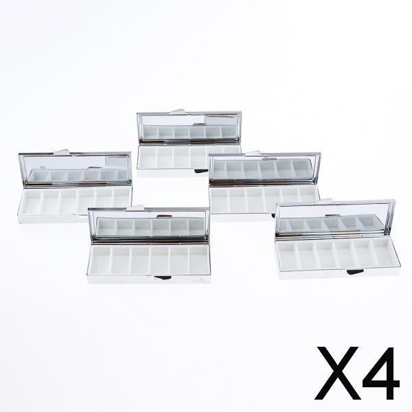 4x6 Compartments Pill Organizer Box Medicine Tablet Case for Daily Travel Use