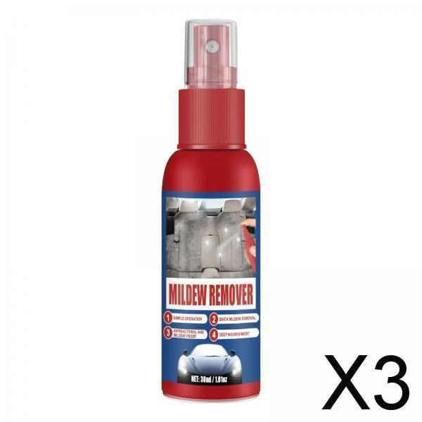 3xCar Stain Remover Spray Effective Easy to Use for Seat Belt Carpet
