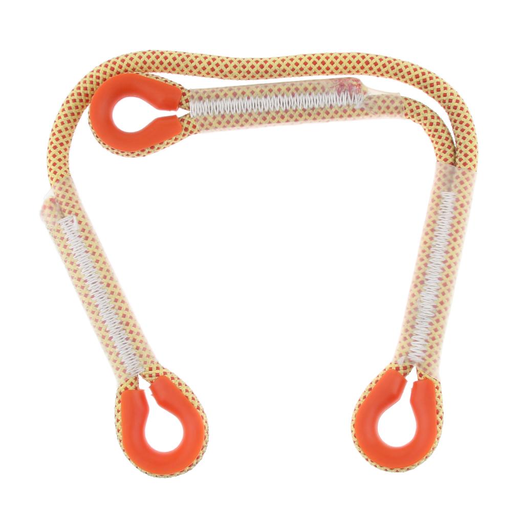 11mm Outdoor Rock Climbing Nylon Pre-sewn Eye-to-Eye Prusik Loop Y Lanyard